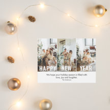 Modern Collage Photo & Gott nytt år