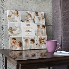 Modern Collage Photo Happy thanksgiving Grandma Canvastryck