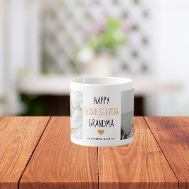 Modern Collage Photo Happy thanksgiving Grandma Espressomugg