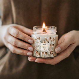 Modern Collage Photo Happy thanksgiving Grandpa Fyrkantigt Klistermärke