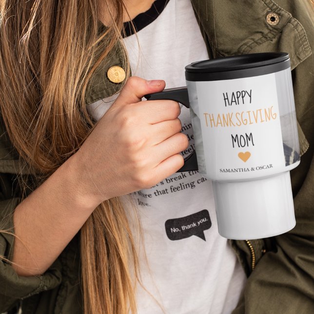 Modern Collage Photo Happy thanksgiving Mamma Resemugg (Skapare uppladdad)