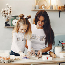 Modern Collage Photo Happy thanksgiving Mamma T Shirt