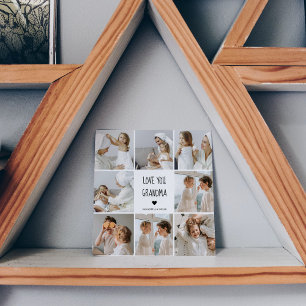 Modern Collage Photo Kärlek You Grandma Best Gift