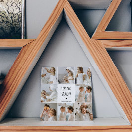 Modern Collage Photo Kärlek You Grandpa Best Gift