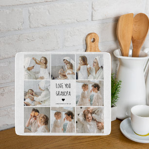 Modern Collage Photo Kärlek You Grandpa Best Gift