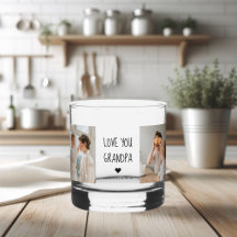 Modern Collage Photo Kärlek You Grandpa Best Gift