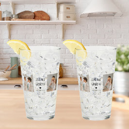 Modern Collage Photo Kärlek You Grandpa Best Gift Glaskopp