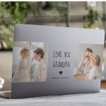Modern Collage Photo Kärlek You Grandpa Best Gift HP Laptopskin<br><div class="desc">Modern Collage Photo Kärlek You Grandpa Best Gift</div>