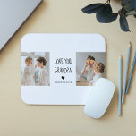Modern Collage Photo Kärlek You Grandpa Best Gift Musmatta<br><div class="desc">Modern Collage Photo Kärlek You Grandpa Best Gift</div>