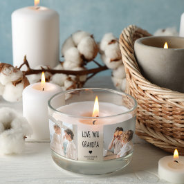 Modern Collage Photo Kärlek You Grandpa Best Gift Rektangulärt Klistermärke