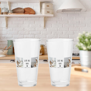 Modern Collage Photo Kärlek You Mamma Best Gift Glaskopp