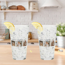 Modern Collage Photo & Lycklig Fars dag Best Gift Glaskopp