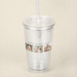 Modern Collage Photo & Lycklig Fars dag Best Gift Take Away Mugg