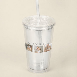 Modern Collage Photo & Lycklig Fars dag Best Gift Take Away Mugg