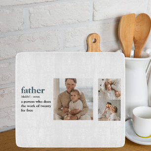 Modern Collage Photo Lycklig Fars dag Gift