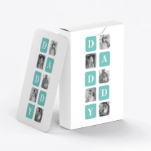 Modern Collage Photo Lycklig Fars dag Gift