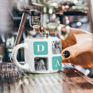 Modern Collage Photo Lycklig Fars dag Gift Espressomugg