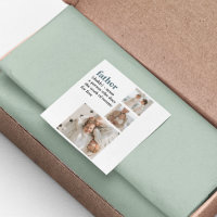 Modern Collage Photo Lycklig Fars dag Gift