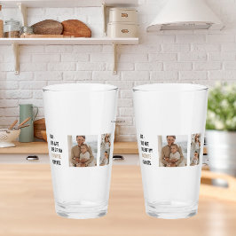 Modern Collage Photo & Lycklig Fars dag Gift Glaskopp