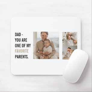 Modern Collage Photo & Lycklig Fars dag Gift Musmatta