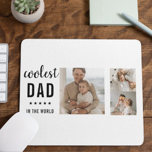 Modern Collage Photo Lycklig Fars dag Gift Musmatta