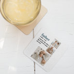 Modern Collage Photo Lycklig Fars dag Gift Underlägg Papper Kvadrat<br><div class="desc">Ett modernt foto med grönt från lycklig Fars dag kan vara ett vackert och meningsfullt sätt att visa pappa hur mycket han elak till dig. Få kreativ och ha roligt att sammanställa en personlig och tankfull gåva som han kommer att uppskatta i flera år för komen.</div>
