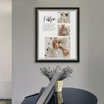 Modern Collage Photo med bästa offertgåva från Far Poster<br><div class="desc">Modern Collage Photo med bästa offertgåva från Far</div>