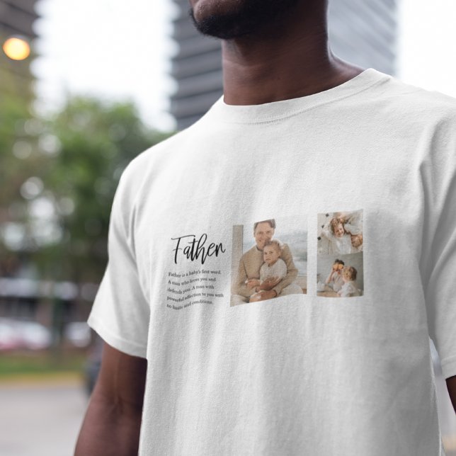 Modern Collage Photo med bästa offertgåva från Far T Shirt (Skapare uppladdad)