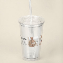 Modern Collage Photo med bästa offertgåva från Far Take Away Mugg