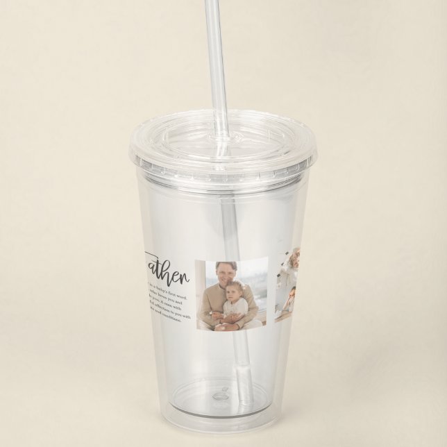 Modern Collage Photo med bästa offertgåva från Far Take Away Mugg (Skapare uppladdad)