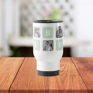Modern Collage Photo Mint Best Hubby Gift Resemugg