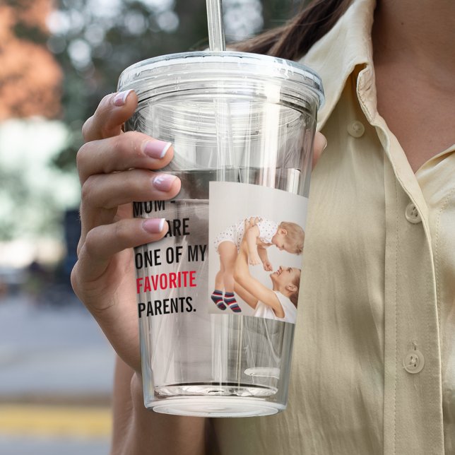 Modern Collage Photo & Mors dag Gift Take Away Mugg (Skapare uppladdad)