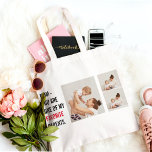 Modern Collage Photo & Mors dag Gift Tygkasse<br><div class="desc">Modern Collage Photo & Text Mors dag Gift. Bästa Personlig-gåva för Mors dag,  kvinnodag eller Mamma-födelsedag. Överraska Mamma med en gåva som är lika Fantastisk som hon är.</div>