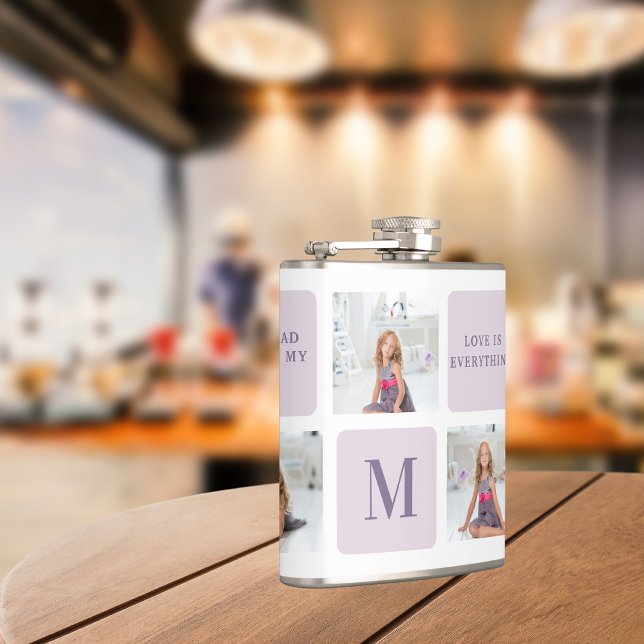 Modern Collage Photo Mors dag Lila Gift Fickplunta (Skapare uppladdad)