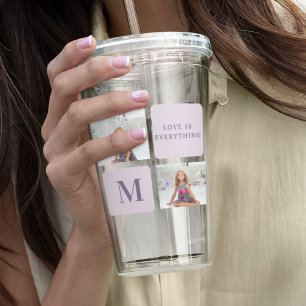 Modern Collage Photo Mors dag Lila Gift Take Away Mugg