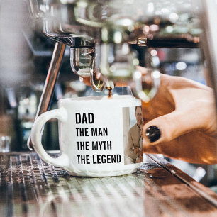 Modern Collage Photo Pappa Gift Espressomugg
