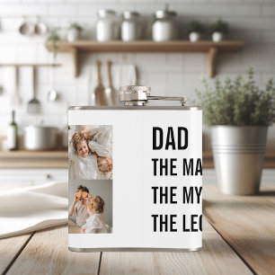 Modern Collage Photo Pappa Gift Fickplunta