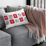Modern Collage Photo & Red Gift for Loely Wifey Lumbarkudde<br><div class="desc">Modern Collage Photo & Red Gift for Loely Wifey</div>