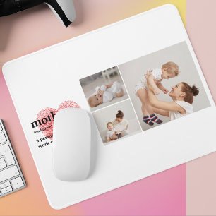 Modern Collage Photo & Red Heart Mor Gift Musmatta