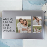 Modern Collage Photo Romantic Couple Quote Gift HP Laptopskin<br><div class="desc">Modern Collage Photo Romantic Couple Quote Gift</div>