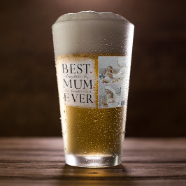 Modern Collage Photo Rosa Mors dag Glaskopp