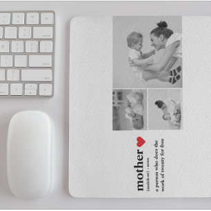 Modern Collage Photo & Text Red Heart Mor Gift Musmatta