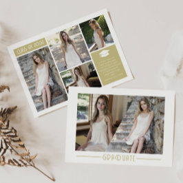 Modern Collage Student Grad 6 Photo Studenten An Meddelande