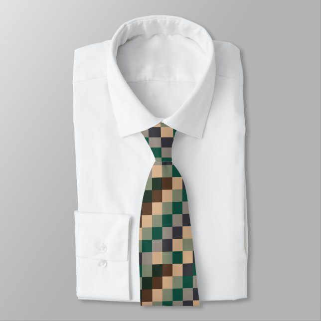 Modern Color Checks Checkerboard Slips (Bunden)