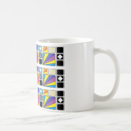 Modern color kaffemugg