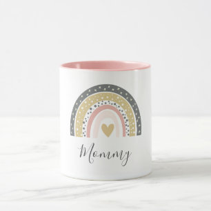Modern Colorent Cute Rainbow Mamma Mugg
