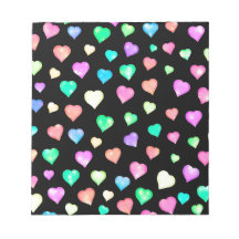 Modern Colorent Heart Mönster