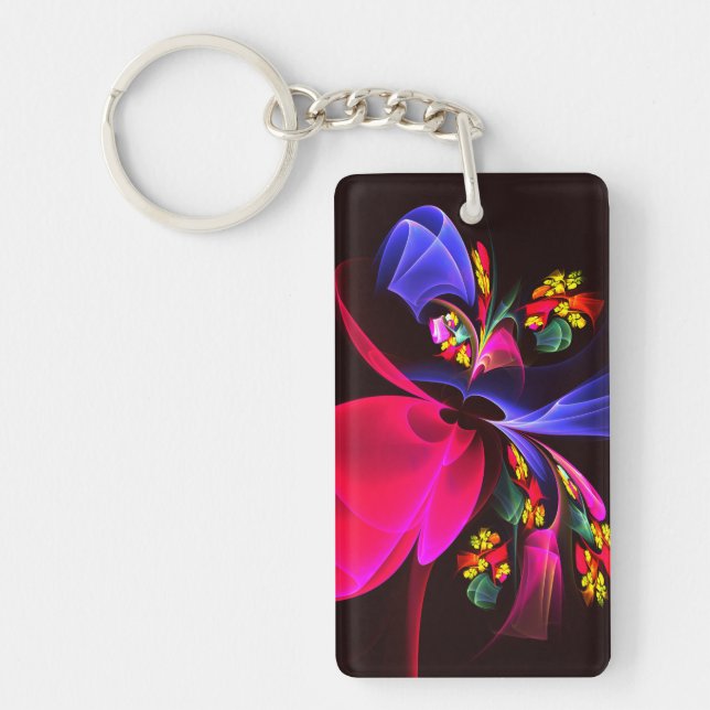 Modern Colorful Blommigt Abstrakt Art Mönster #06 (Framsidan)