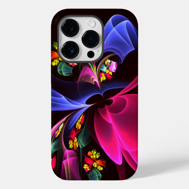 Modern Colorful Blommigt Abstrakt Art Mönster #06 (Baksida)