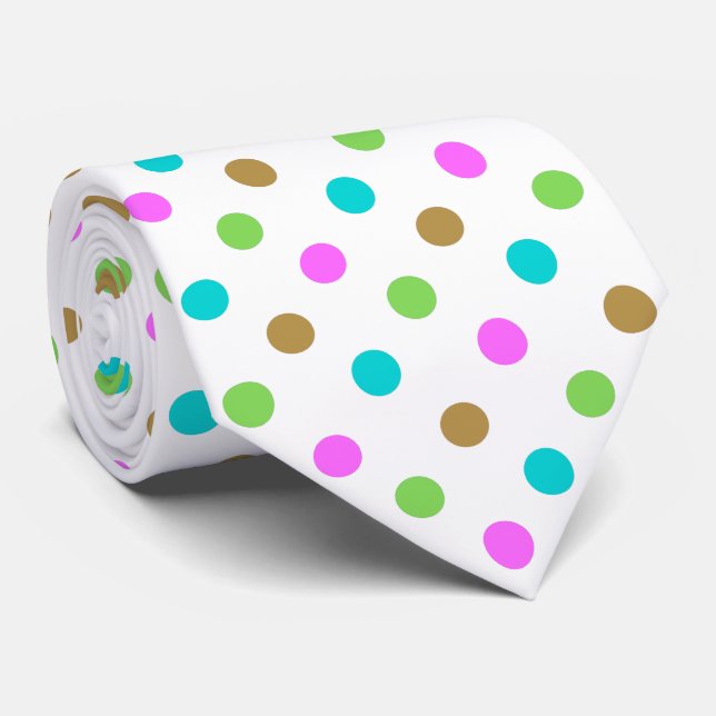 Modern Colorful Chic Polka Dots Slips (Rullad)